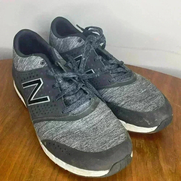 New Balance women's 577 Cush Trainers Running Grey & Black WX577HB4 Size 9 - Picture 1 of 8